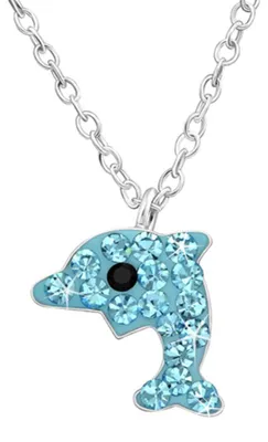 Produktbild von Delfin Kette Kinder: 925 Silber Kinderkette