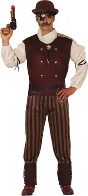 Produktbild von Fiestas Guirca, S.L. Steampunk Western Kostüm für Männer GUIRCA