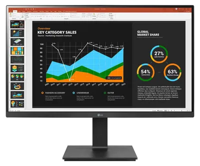 Immagine prodotto di LG 27BQ75QB-B monitor per computer 68,6 cm (27") 2560 x 1440 pixel Quad HD LCD Nero