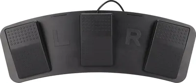 Obrázok produktu pre Trojitý nožný spínací pedál USB Multifunkčný ergonomický trojitý nožný spínací pedál na hranie hier Továrenské testovanie ((mechanický spínač) )