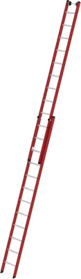 Produktbild von Sprossen-Schiebeleiter 2-teilig GFK/Alu ohne Traverse 2x12 Sprossen