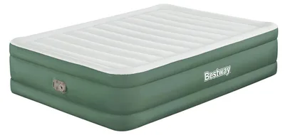 Zdjęcie produktu dla Bestway 69646, Podwójny materac, Rozmiar królewski, Prostokąt, Wbudowana pompa powietrza