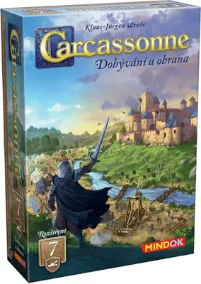 Obrázek produktu pro Mindok Carcassonne rozšíření 7: Dobývání a obrana (2025)