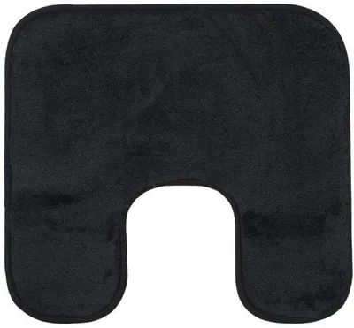 Obrázek produktu pro Uniqoos® protiskluzná podložka pod toaletu s výřezem pro stojací toaletu, vyrobená z mikrovlákna, rozměry 50 x 45 cm