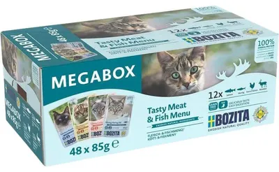 Produktbild von Bozita Häppchen in Soße PB Megabox 48 x 85 g