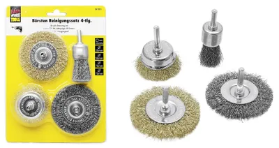 Immagine prodotto di EASY WORK Reinigungsbürstensatz 4-teilig. 6 Stück Verkaufseinheit 261021 4332539146871