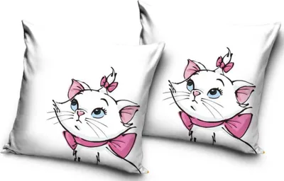 Produktbild von Disney Marie Katzen Kissenbezug 40x40 cm Samt