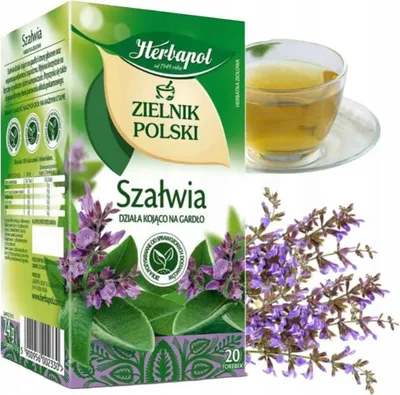 Produktbild von Szałwia z ziół polskich 20 torebek do zaparzania