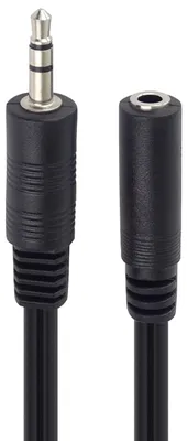 Immagine prodotto di Cavo audio PREMIUMCORD jack 3,5 mm - prolunga jack 2 m (M/F, stereo) (kjackmf2)