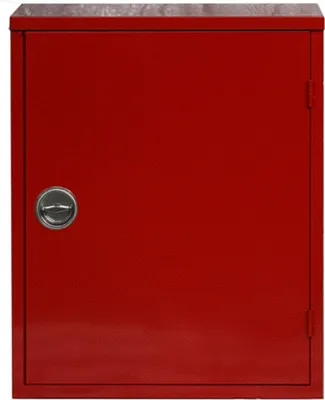 Produktbild von 2er Stahlblechschutzschrank Schutzkasten für 6Kg Feuerlöscher, rot