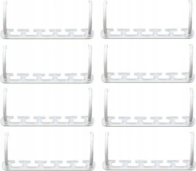 Produktbild von Kleiderbügel-Organizer für den Kleiderschrank, 8er-Set, stark