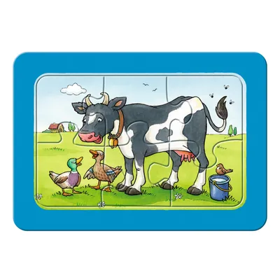 Zdjęcie produktu dla Puzzle 3 x 6 elementw. Dobrzy przyjaciele zwierzt