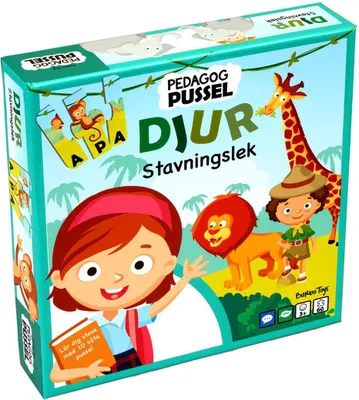 Produktbild von Barbo Educator Puzzle-Tierbuchstabierspiel (SE)