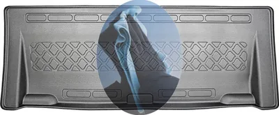 Produktbild von Z521201 TPE-Gummifußmatten kompatibel mit VW Touran GP 1 1T Facelift Van Kombi 5-türer 2006-2010 7-Sitzer, 3. Sitzreihe
