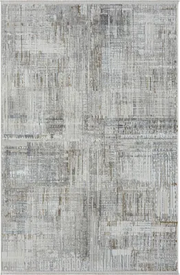 Produktbild von MY-RUG Teppich,Calla, 230x160, Kurzflor-Teppich, grau, weich, gemütlich, mit schönem Muster, flachgewebt, rechteckig
