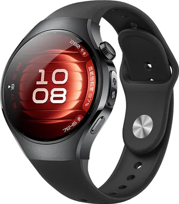 Immagine prodotto di Per Huawei Watch 5 42mm Silicone Reverse Clasp Sostituzione Cinturino Smart Watch Nero