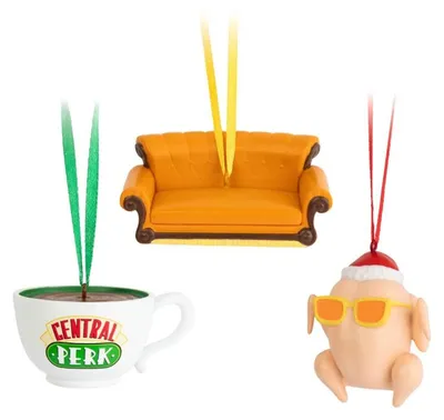 Image de Ensemble de 3 décorations de Noël « Friends »