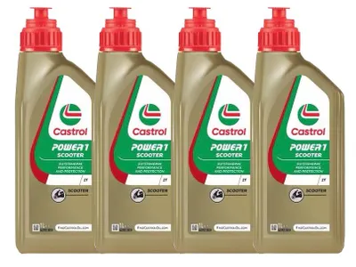 Produktbild von Castrol Power 1 Scooter2T Zweitakt Motorradöl 4x1 Liter