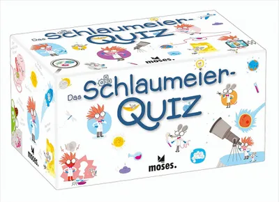 Produktbild von MOSES das Schlaumeier Quiz 100 Fragen ab 8 Jahren