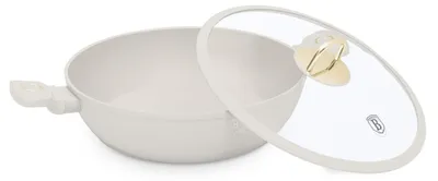 Zdjęcie produktu dla Płaski Garnek Tytanowy Z Pokrywą 30Cm Berlinger Haus Bh-8069 Sahara Lumarko!