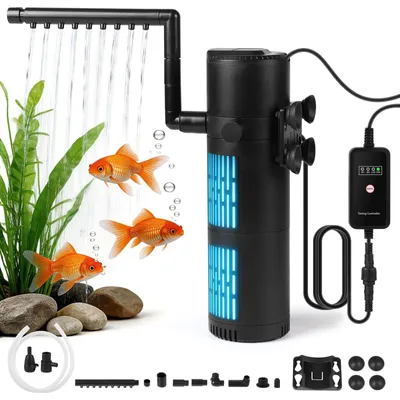 Aquariumfilter 5-in-1, 1200 l/h, für 120-400 l Becken