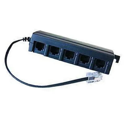Immagine prodotto di Splitter ISDN a 5 porte: 1 connettore maschio RJ45 / 5 connettori femmina RJ45