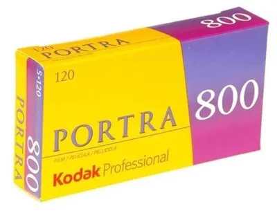Zdjęcie produktu dla Kodak portra 800 120 kolorowa folia negatywowa profesjonalna 5 szt.