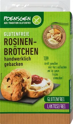Produktbild von Poensgen Rosinenbrötchen 2x75g