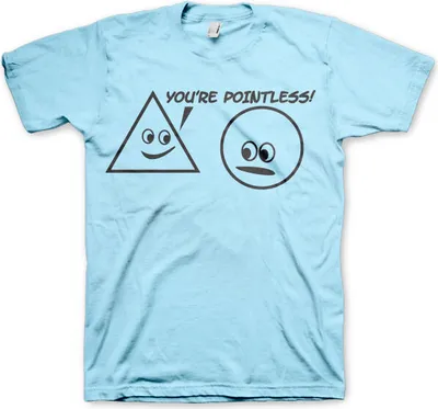 Produktbild von Youre Pointless T-Shirt - Medium - Skyblue