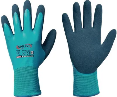 Produktbild von 1 Paar Arbeitshandschuhe OPTIFLEX® Aqua Guard, wasserdicht, Latex, Größe 11