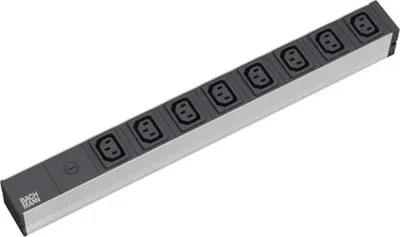 Immagine prodotto di BACHMANN 48,30cm (19") Steckdosenleiste, 8-fach ohne Stecker (333.408)