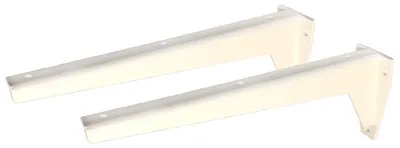 Immagine prodotto di Supporto a L per scaffalature, realizzato in acciaio zincato