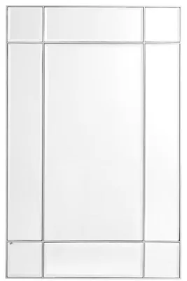 Image de Casa Padrino Luxe Salon Miroir / miroir mural Argent 90 x 3 x H. 140 cm - Meubles de Luxe