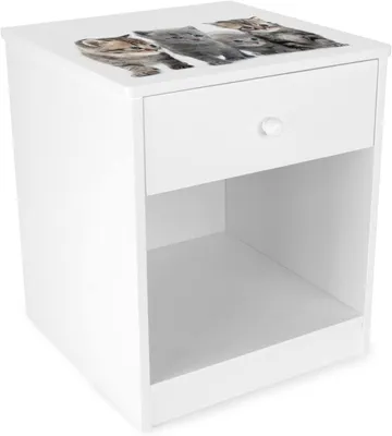 Immagine prodotto di Comodino per bambini in legno con cassetto