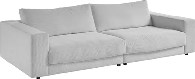 Produktbild von KAWOLA Sofa MADELINE 3-Sitzer Cord hellgrau