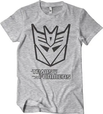 Produktbild von Decepticon Monotone T-Shirt - X-Large - HeatherGrey