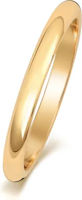 Produktbild von Schwerer 18 Karat (750) Gold 2mm D-Form Herren/Damen - Trauring/Ehering/Hochzeitsring, 53 (16.9); TRS1502918KYRSM