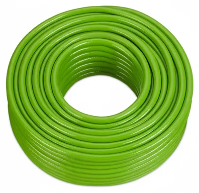Produktbild von Relaxdays Gartenschlauch 50 m, universeller Wasserschlauch, 1/2 Zoll, Beete & Rasen Bewässerung, Kunststoff, hellgrün