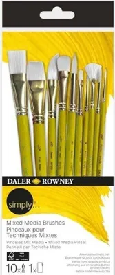 Produktbild von Daler Rowney Simply Pinselset 10 Stück