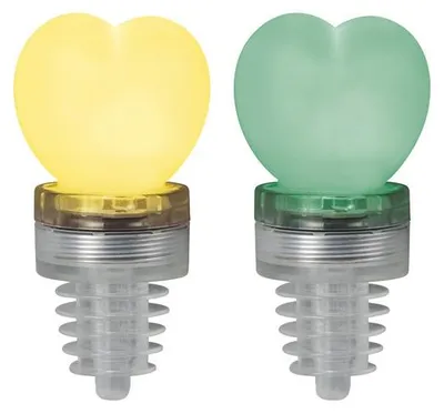 Produktbild von TIP Party LED Cork Heart 2er Grün+Gelb