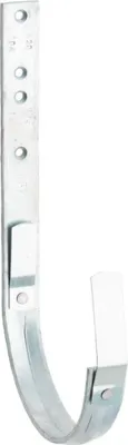 Produktbild von ZAMBELLI Dachrinnenhalter verzinkt RG 333 Silber Rinneneisen, Rinnenhalter für Dachrinne halbrund, einfach montiert ohne löten