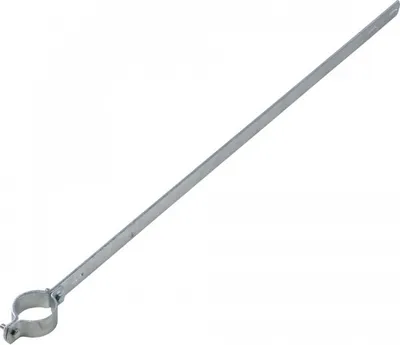 Produktbild von Ausleger-Rohrschelle ER 190, für Pfosten Ø 60mm, Stahl, Lochabstand 900mm, 10...