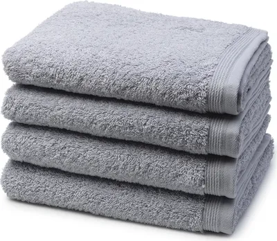 Produktbild von Möve Superwuschel 4 X Handtuch im Set Extraweiches Handtuch, Aus 100% hochwertiger Baumwolle, Mit eingesticktem Markenlogo