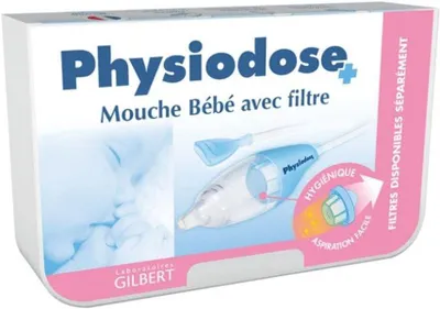 Zdjęcie produktu dla Odsysacz nosa dla niemowląt, z filtrem, bezpieczny i skuteczny, na zatkany nos, do użytku w domu lub w podróży
