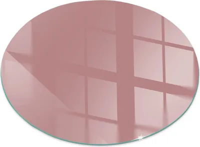 Produktbild von Funkenschutzplatte – Glasbodenplatte für Kaminofen – Kaminunterlage aus Glas – Fi 90 cm – Feuerfeste Ofenbodenplatte – Hitzebeständige Schutzplatte für Kamin – Transparente Bodenschutz Glasplatte – Farbe Graugrün