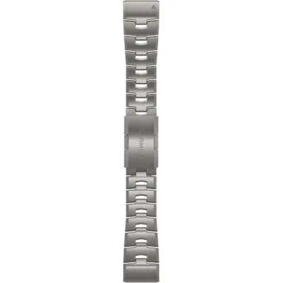 A close-up studio shot of a watch band.