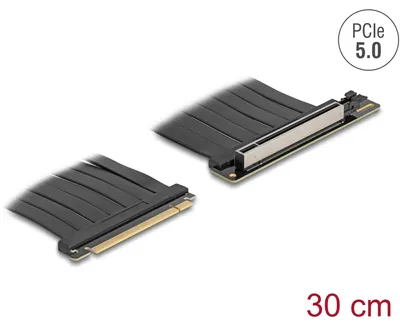 Obrázek produktu pro DeLOCK 81593, PCIe, PCIe, PCIe 5.0, Černá, PC, 0,3 m