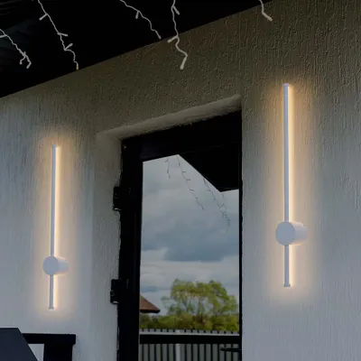 Obrázok produktu pre Moderné nástenné svietidlá LED - IP65 - Biele puzdro - 12 W - 1400 lúmenov - 3000K