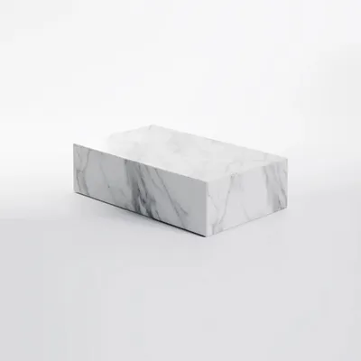 Immagine prodotto di Steinberg Série 541 Table d'appoint, Light Marble, SOLIDSurface, 1000x600x270mm, 541701052, 541701052