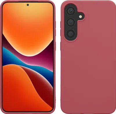 Produktbild von kwmobile Hülle kompatibel mit Samsung Galaxy S25 Plus Hülle - weiches TPU Silikon Case - Cover geeignet für kabelloses Laden - Dark Rose